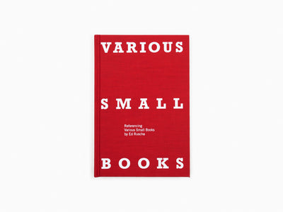 Various Small Books - Referencing Various Small Books by Ed Ruscha