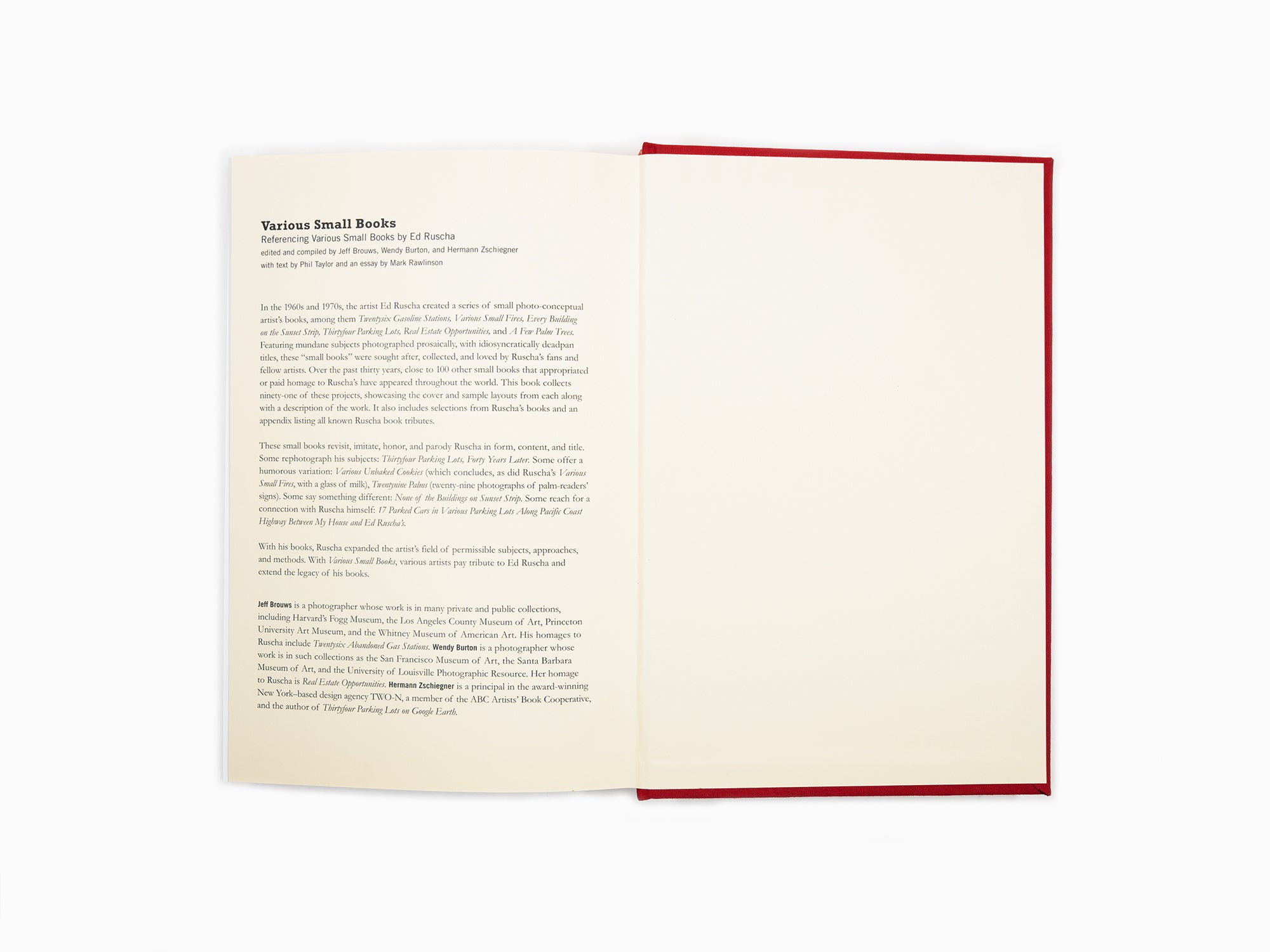 Various Small Books - Referencing Various Small Books by Ed Ruscha