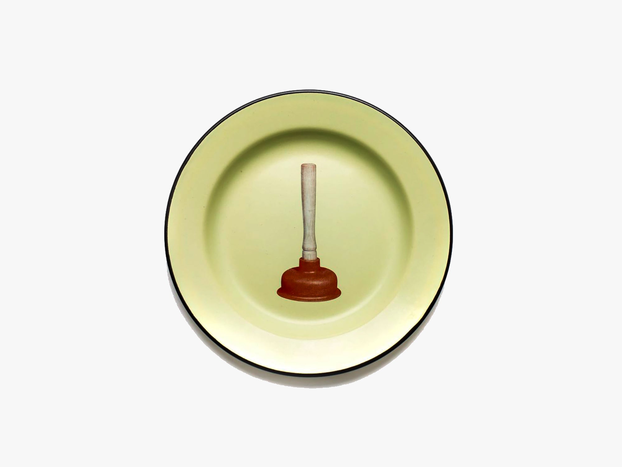 Seletti wears Toiletpaper - Enamel Plate - Plunger