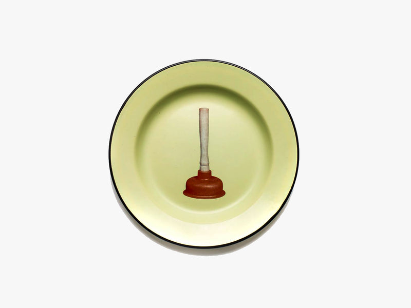 Seletti wears Toiletpaper - Enamel Plate - Plunger