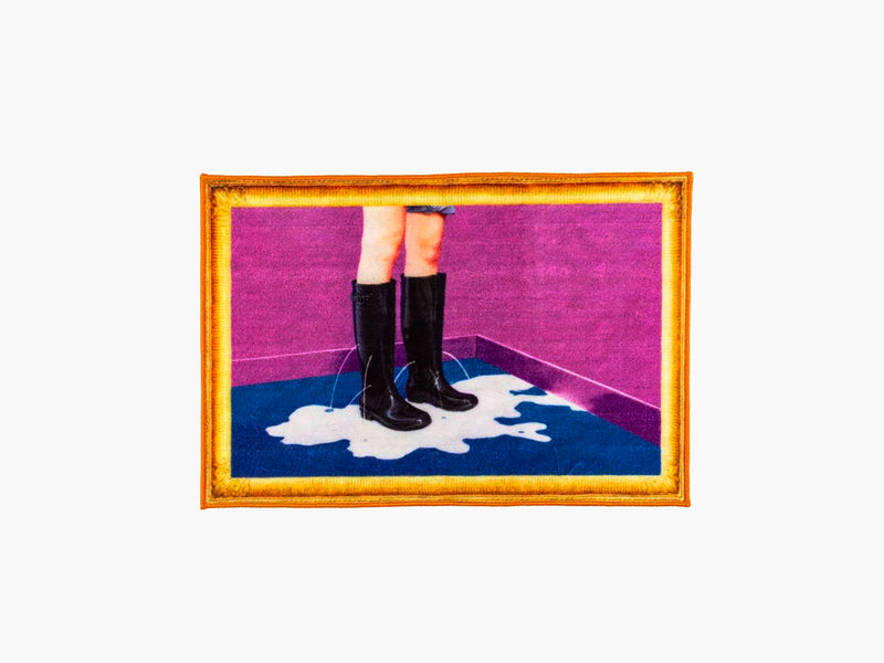 Seletti wears Toiletpaper - Milky Boots Mat