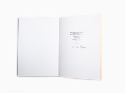 Sophie Calle - Noire dans Blanche (ed. de tête)