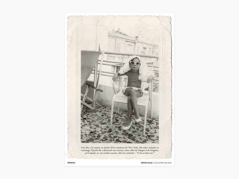 Sophie Calle - Tu les as bien eus ! (standard poster)