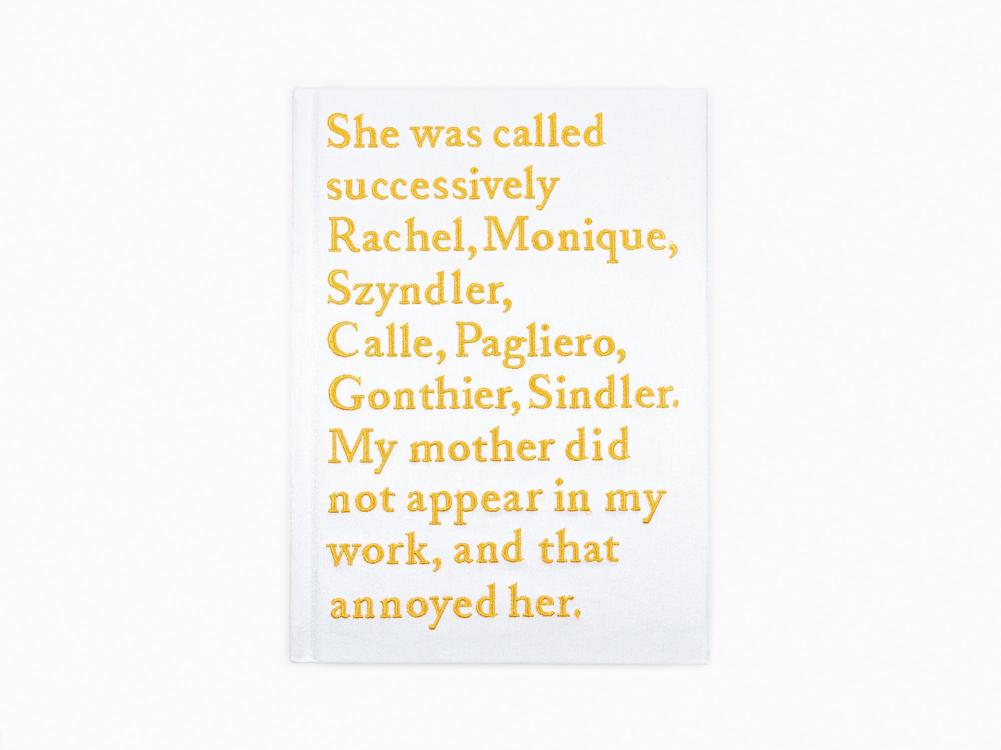 Sophie Calle - Rachel, Monique (English version)