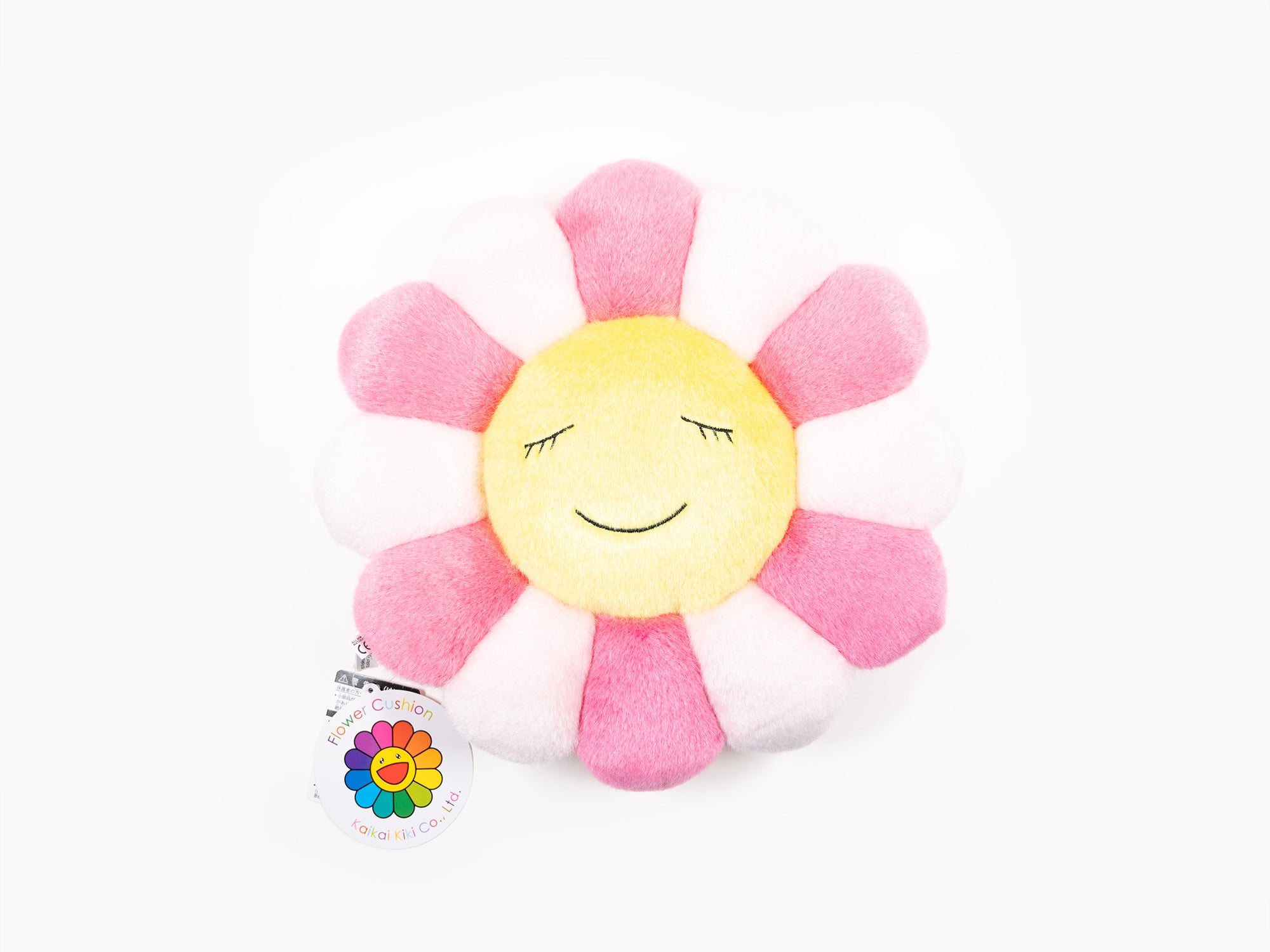 Takashi MURAKAMI - Flower Cushion - 30 cm - Pink (red mouth)