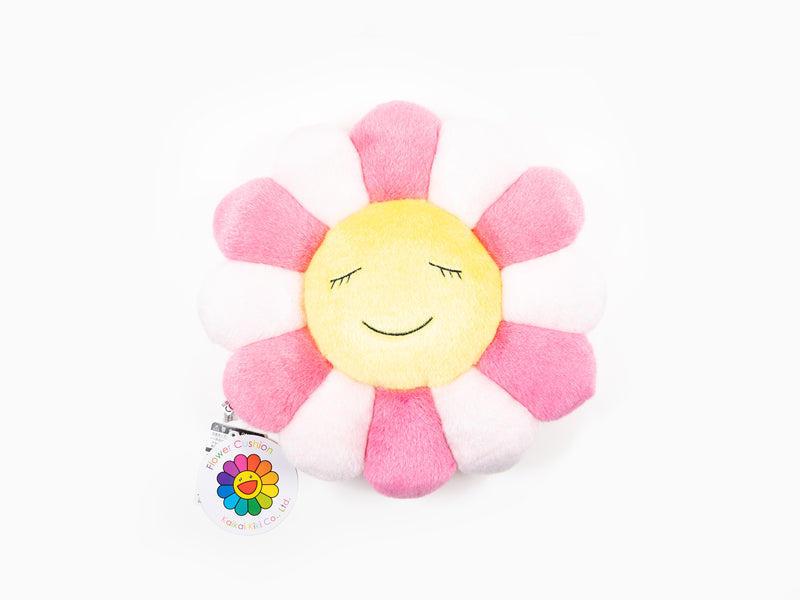 Takashi MURAKAMI - Flower Cushion - 30 cm - Pink (red mouth)