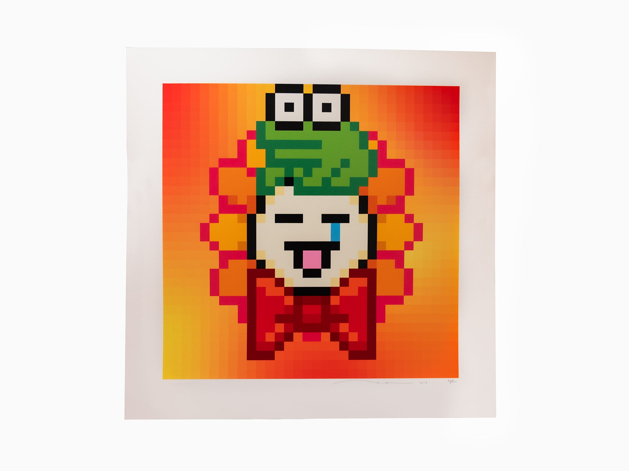 Takashi Murakami - Murakami.Flower #11008 Je n'aime pas les grenouilles