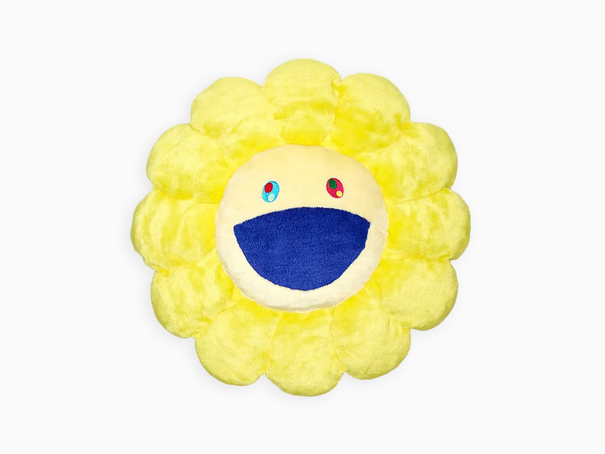 Takashi Murakami - Flower cushion - 60 cm - Yellow & White