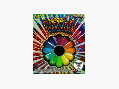 Takashi Murakami - FLOWER GO WALK COLOR / Aurora : Rainbow x Clear (with FLOWER GO WALK CARD)