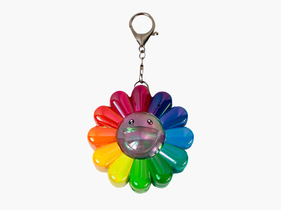 Takashi Murakami - FLOWER GO WALK COLOR / Aurora : Rainbow x Clear (with FLOWER GO WALK CARD)