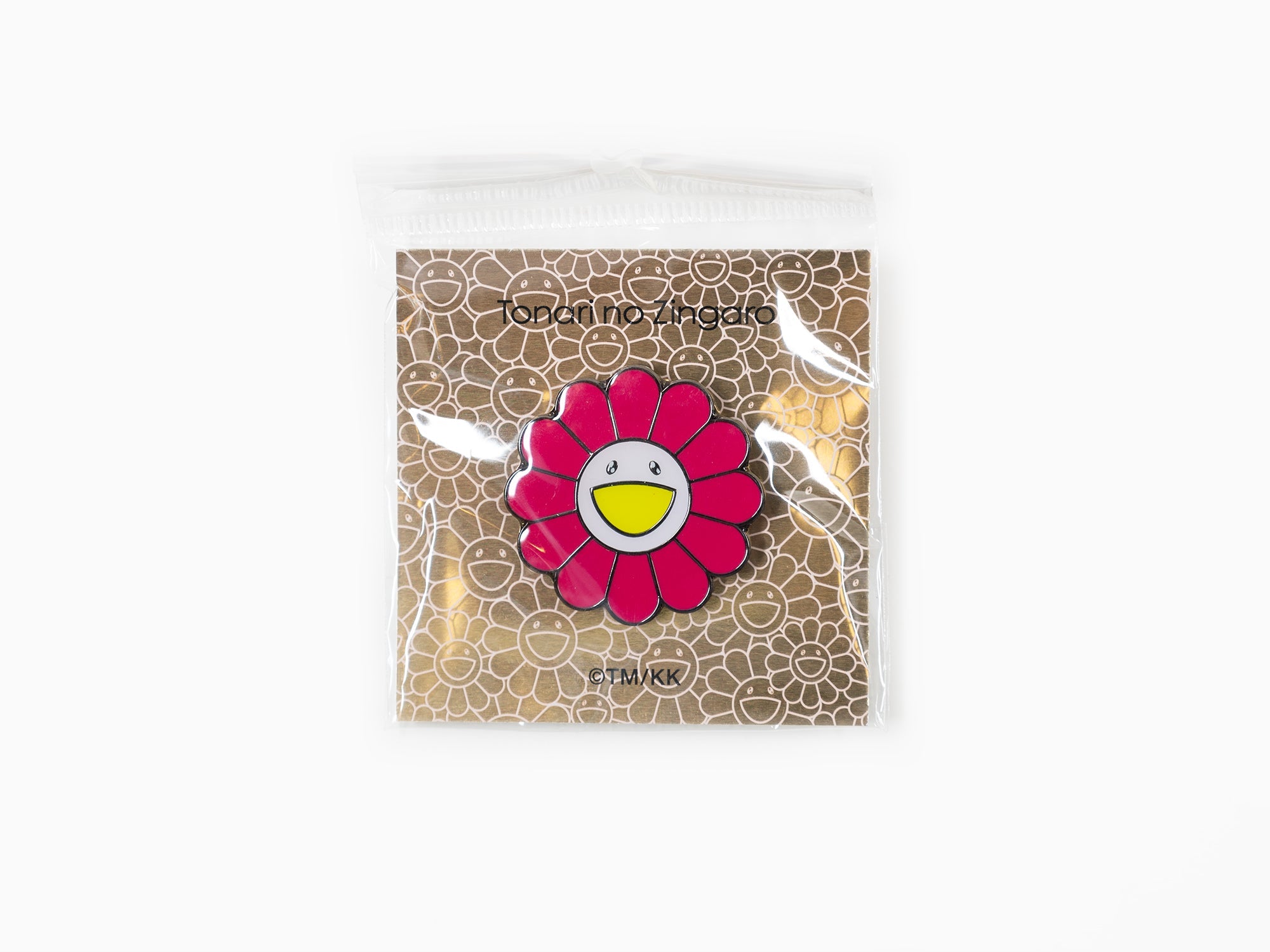 Takashi Murakami - Flower 37mm Magenta Pins