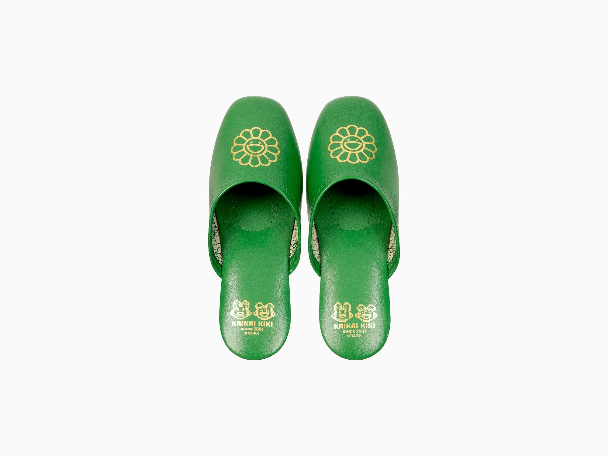 Takashi Murakami - Chaussons en vinyle à fleurs