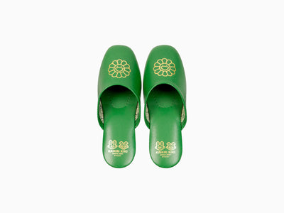 Takashi Murakami - Chaussons en vinyle à fleurs