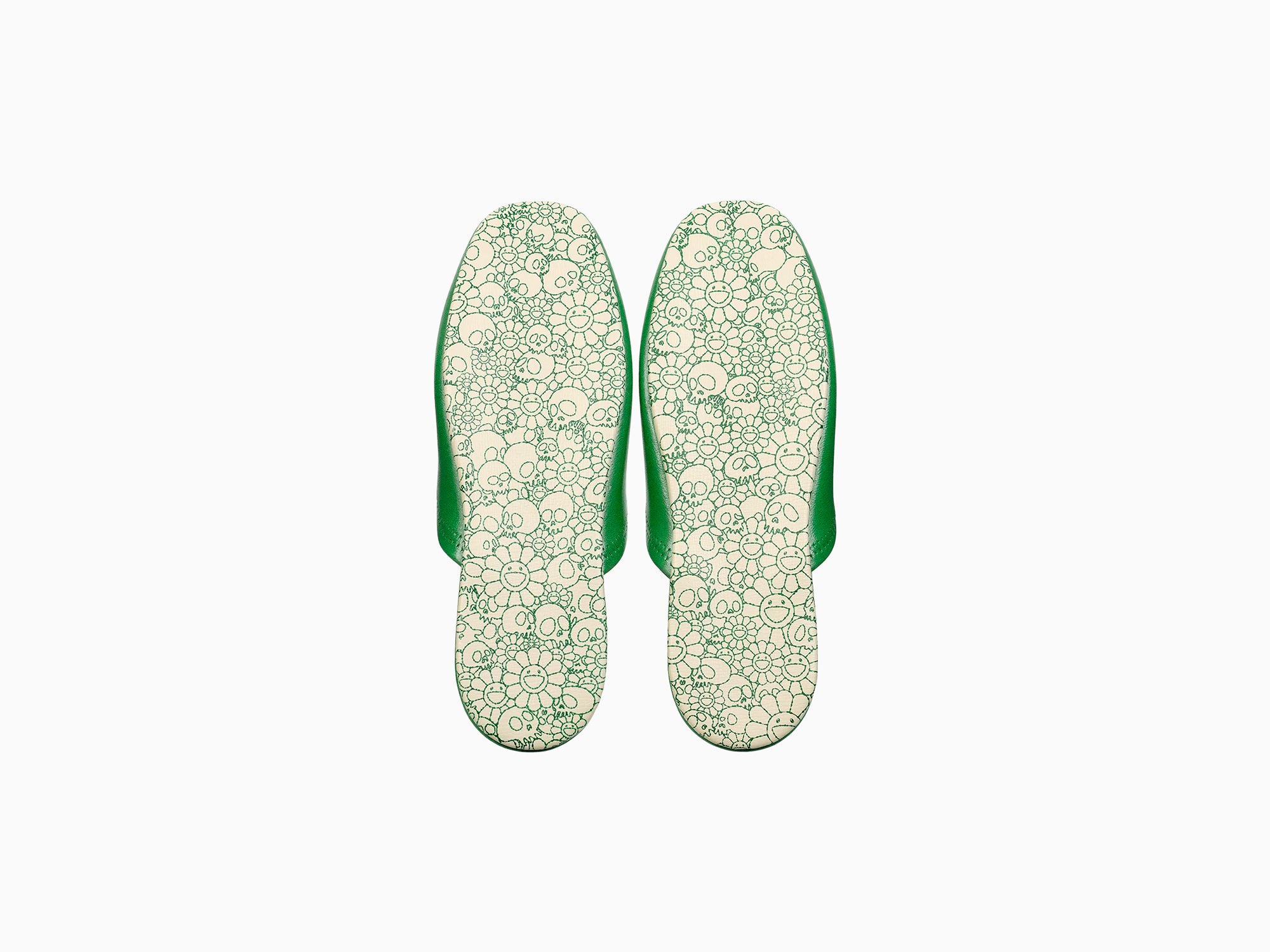 Takashi Murakami - Chaussons en vinyle à fleurs