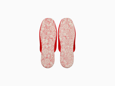 Takashi Murakami - Chaussons en vinyle à fleurs