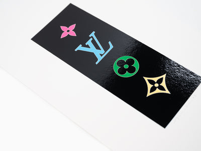 Takashi Murakami - SUPERFLAT Colorful Monogram (Black)