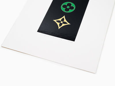 Takashi Murakami - SUPERFLAT Colorful Monogram (Black)