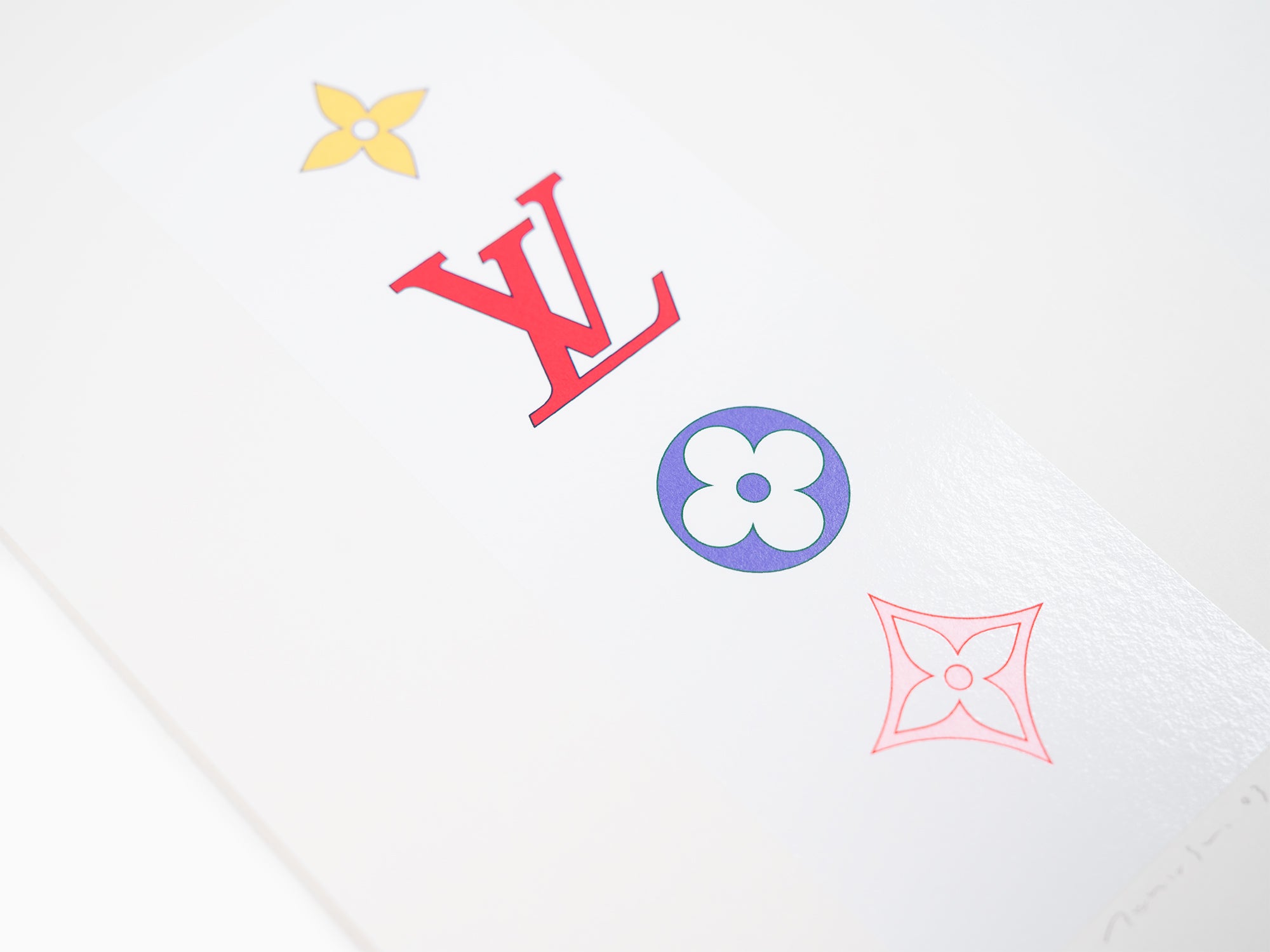 Takashi Murakami - SUPERFLAT Colorful Monogram (White)