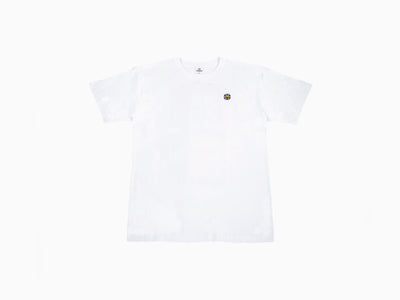 Takashi Murakami - Murakami.Flowers #0000 M.F. Emblem - White x Black T-Shirt
