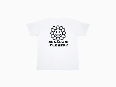 Takashi Murakami - Murakami.Flowers #0000 M.F. Emblem - White x Black T-Shirt