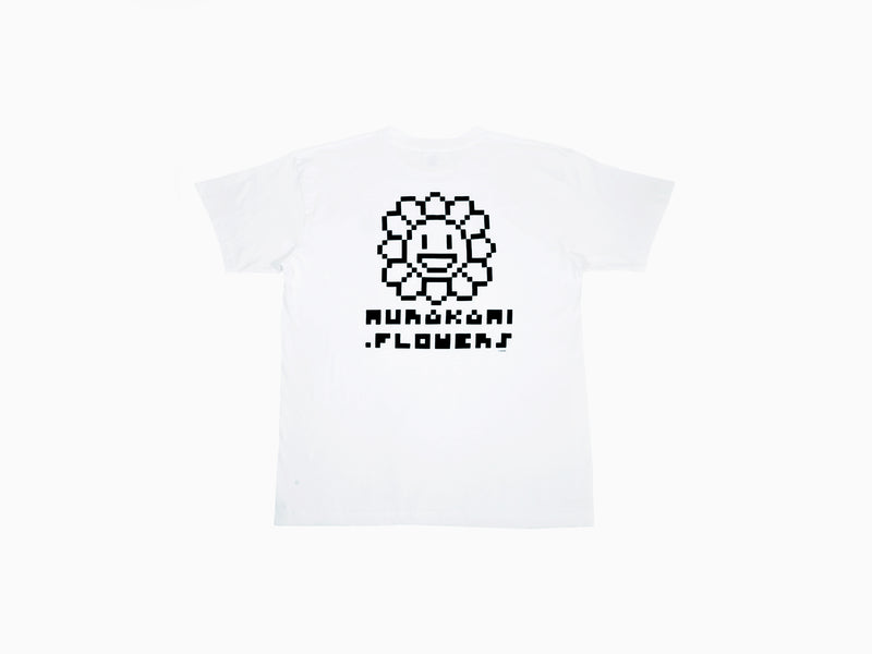 Takashi Murakami - Murakami.Flowers #0000 M.F. Emblem - White x Black T-Shirt
