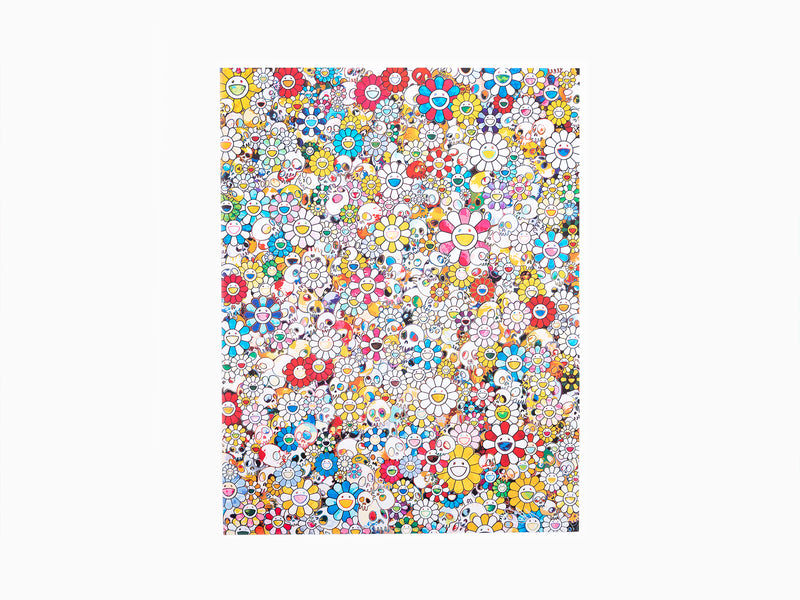 Takashi Murakami - Skulls & Flowers Multicolor