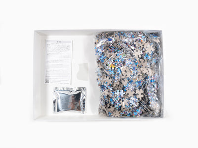 Takashi Murakami - SKULLS & FLOWERS BLUE SIGNAL Jigsaw Puzzle