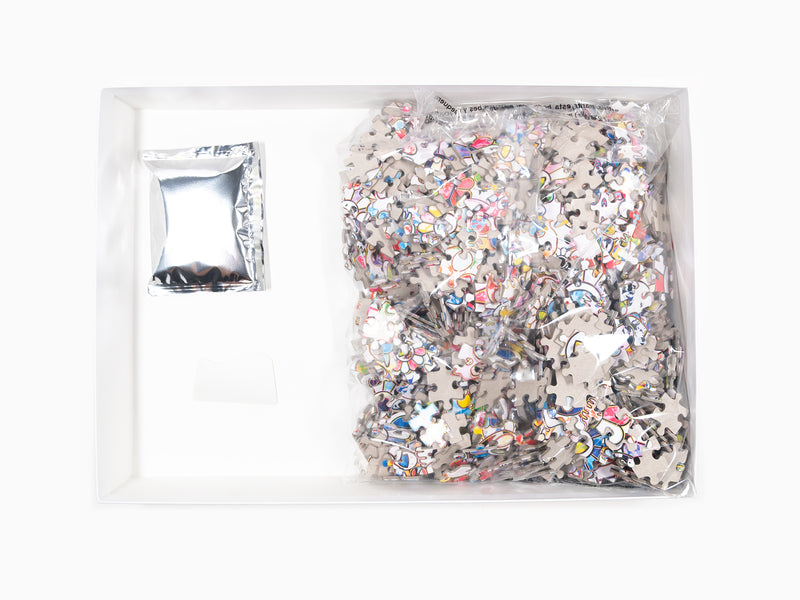 Takashi Murakami - SKULLS & FLOWERS CASTLE WALL IN THE SKY Jigsaw Puzzle