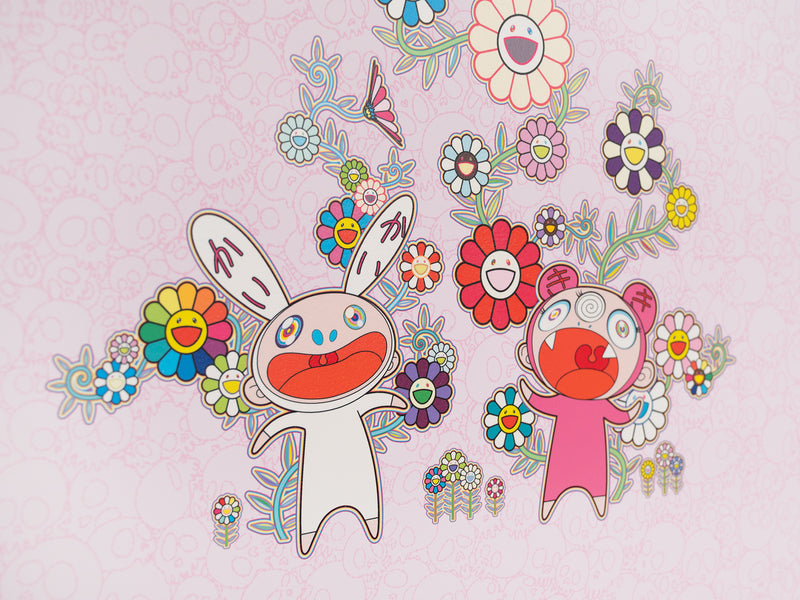 Takashi Murakami - Snow, Moon, and Flower : Flowers with Kaikai and Kiki