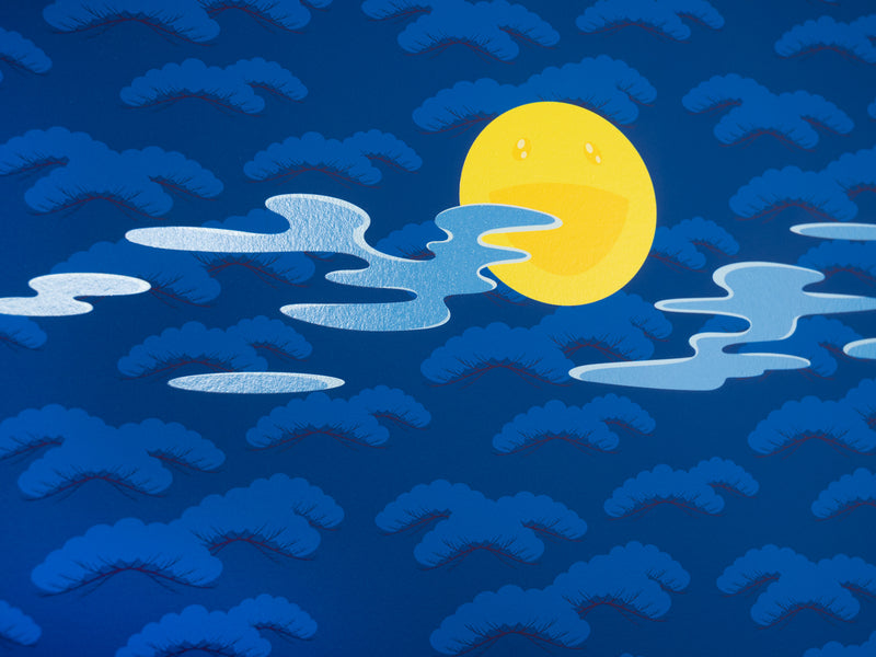 Takashi Murakami - Snow, Moon and Flower : Kaikai and Kiki Viewing the Moon