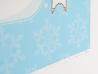 Takashi Murakami - Snow, Moon and Flower : Snowman with Kaikai and Kiki