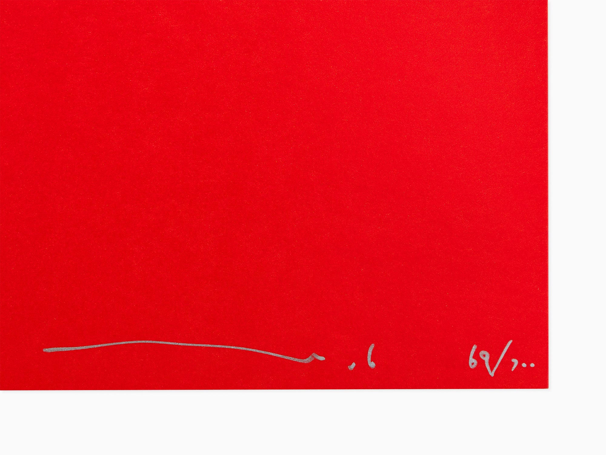 Takashi Murakami - Time Bokan - Missing in the Eyes - Red