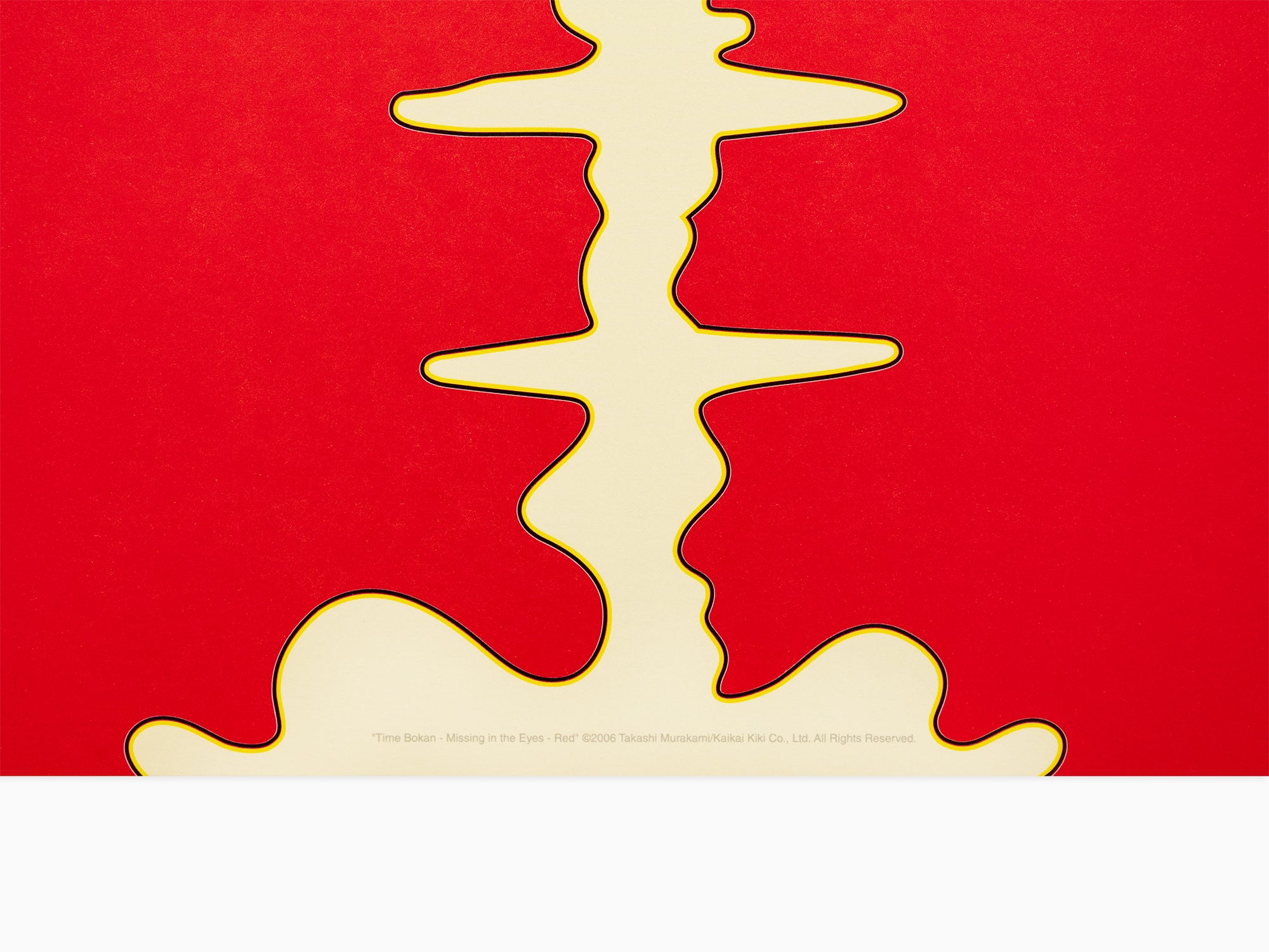 Takashi Murakami - Time Bokan - Missing in the Eyes - Red