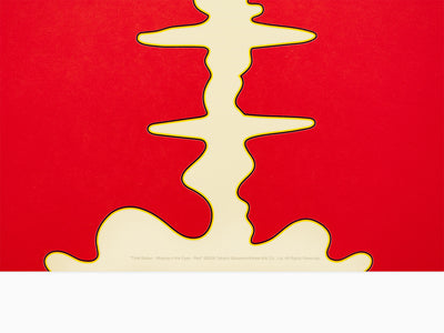 Takashi Murakami - Time Bokan - Missing in the Eyes - Red