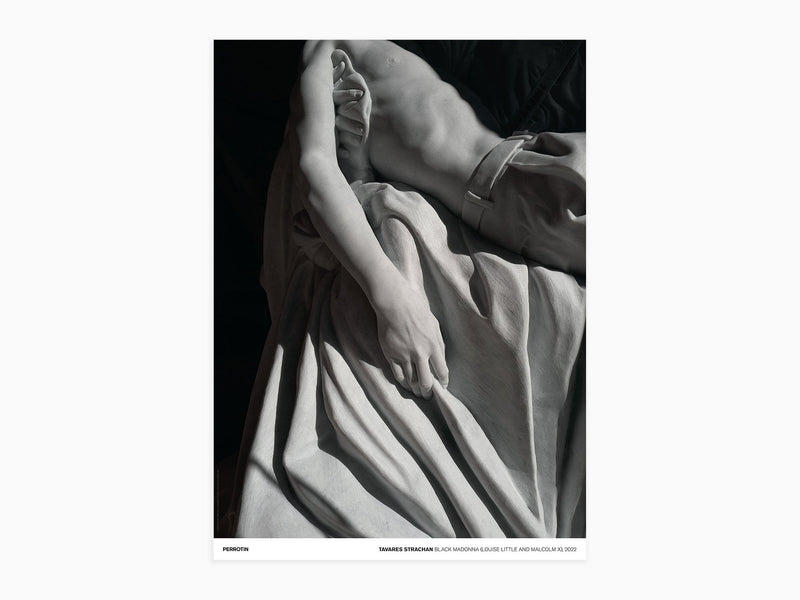 Tavares Strachan - Poster Black Madonna (Louise Little and Malcolm X), 2022