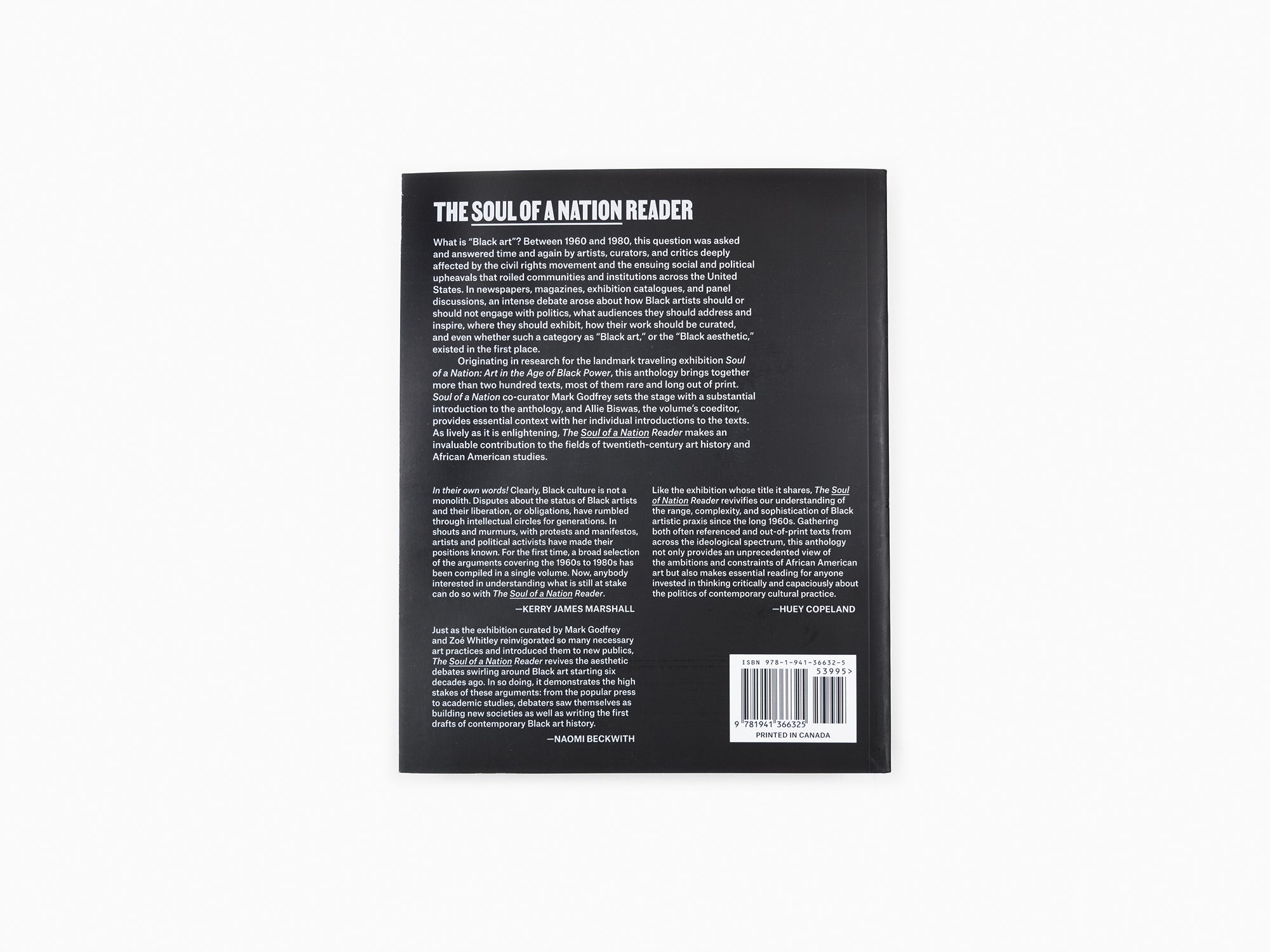 The Soul of a Nation Reader. Writings by and about Black American Artists, 1960-1980