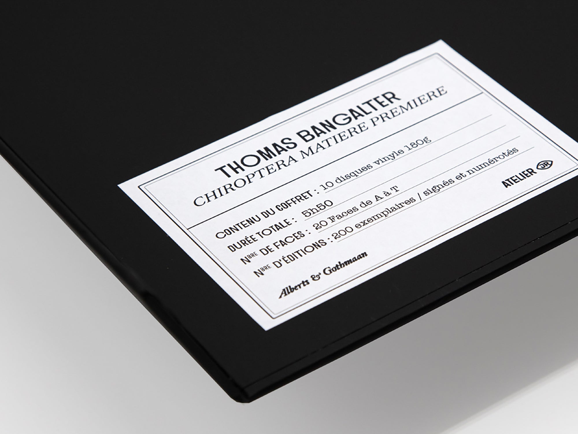 Thomas Bangalter - Chiroptera Matière Première