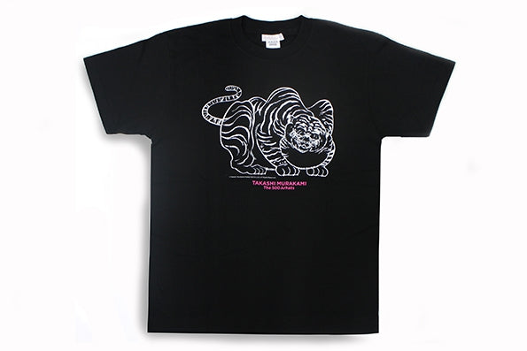 Takashi Murakami - White Tiger Black T-shirt