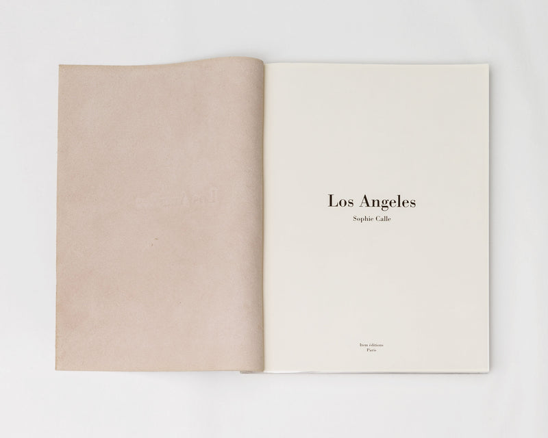 Sophie Calle - Los Angeles