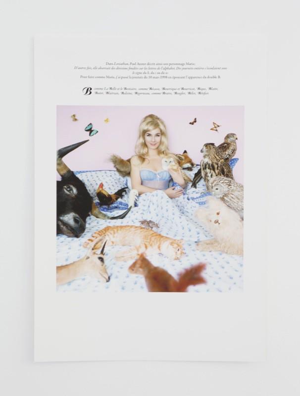 Sophie Calle - "Des journées entières sous le signe du B, du C, du W" FR