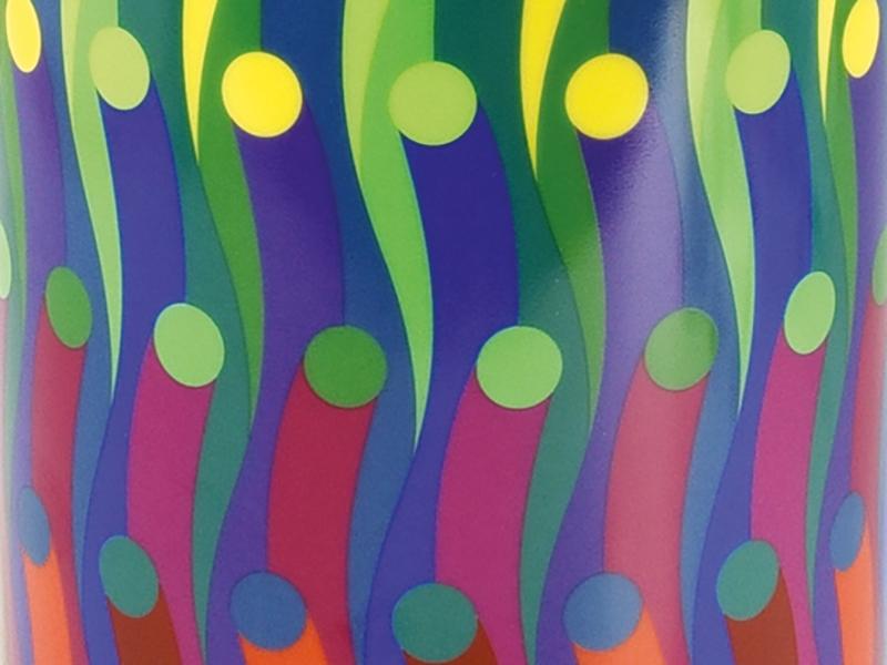 Julio Le Parc - Vase - Surface colorée B29