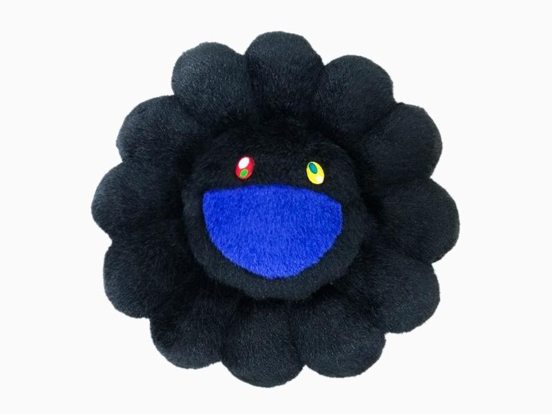 Takashi Murakami - Flower cushion 30 cm - Black