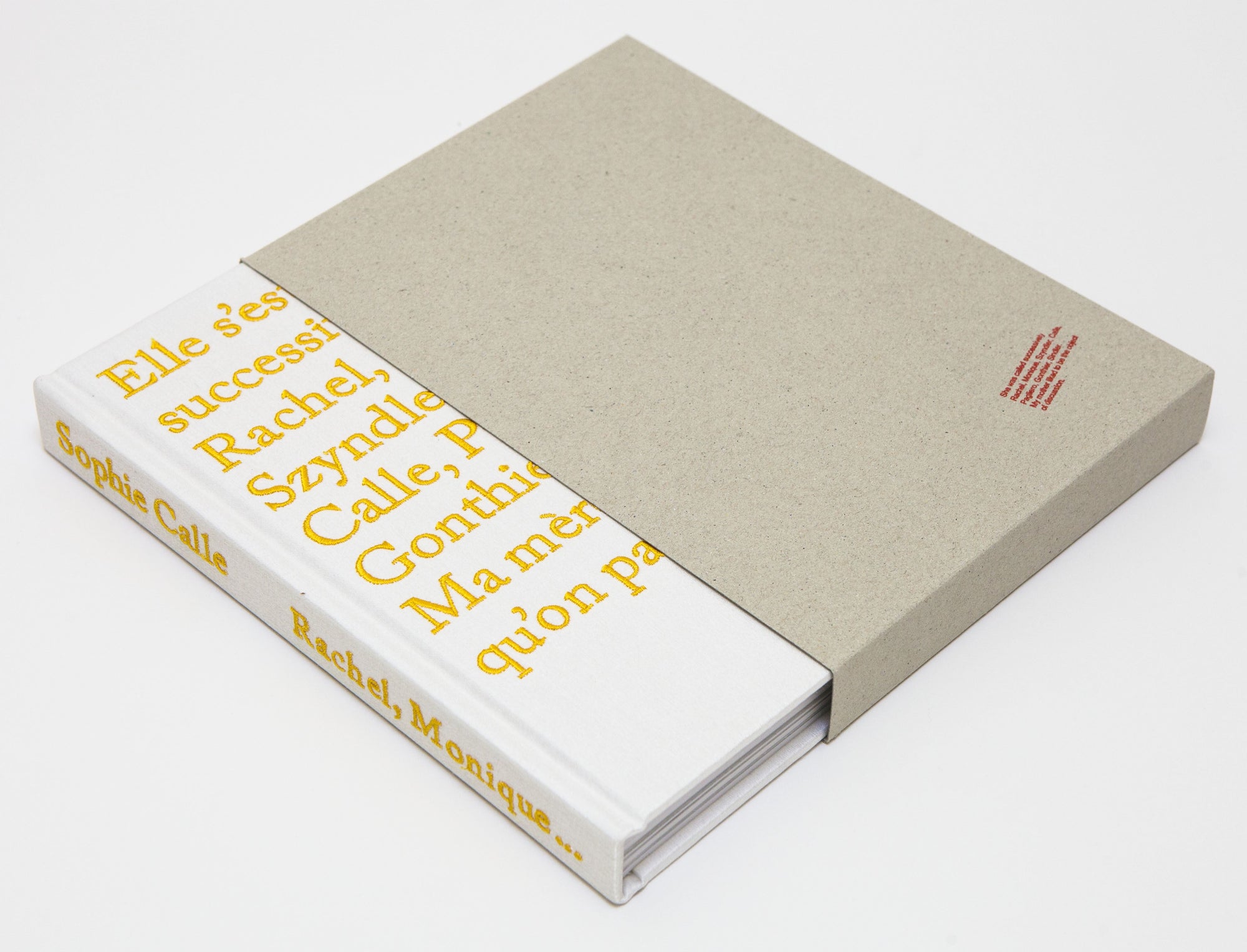 Sophie CALLE - Rachel Monique (Special English Edition)