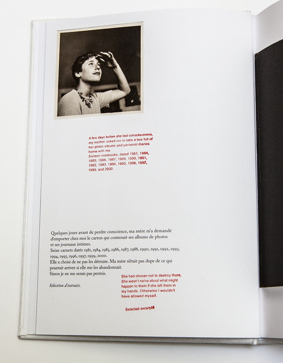 Sophie CALLE - Rachel Monique (Special English Edition)