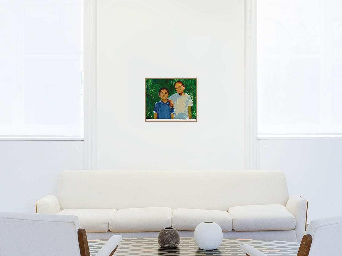 Claire Tabouret - Tegyu & Terrin (green) - poster standard