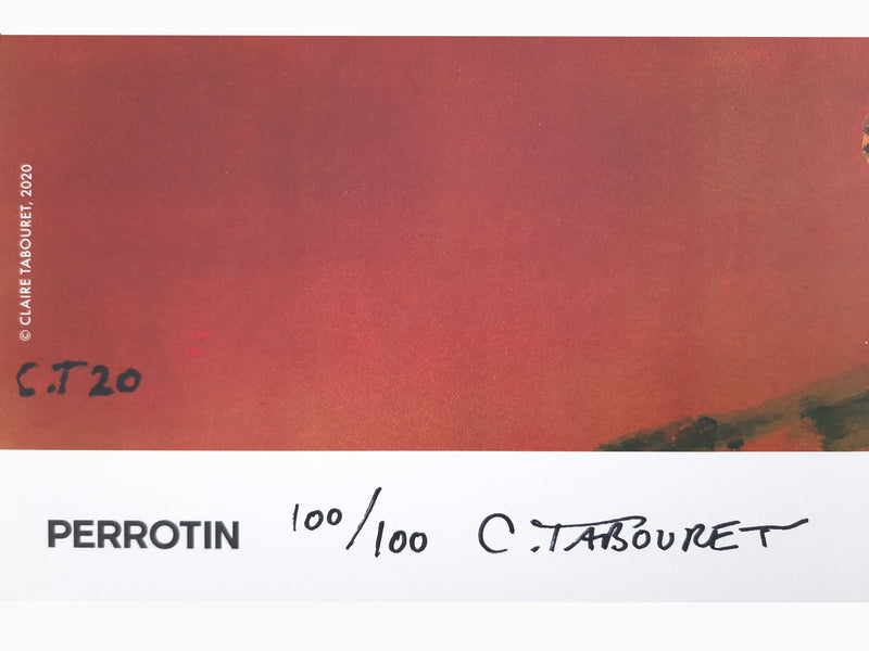 Claire Tabouret - The Siblings (orange) ( signed )