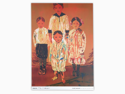 Claire Tabouret - The Siblings (orange) ( signed )