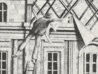 JR - JR au Louvre, 2016 (gravure / chalcographie)