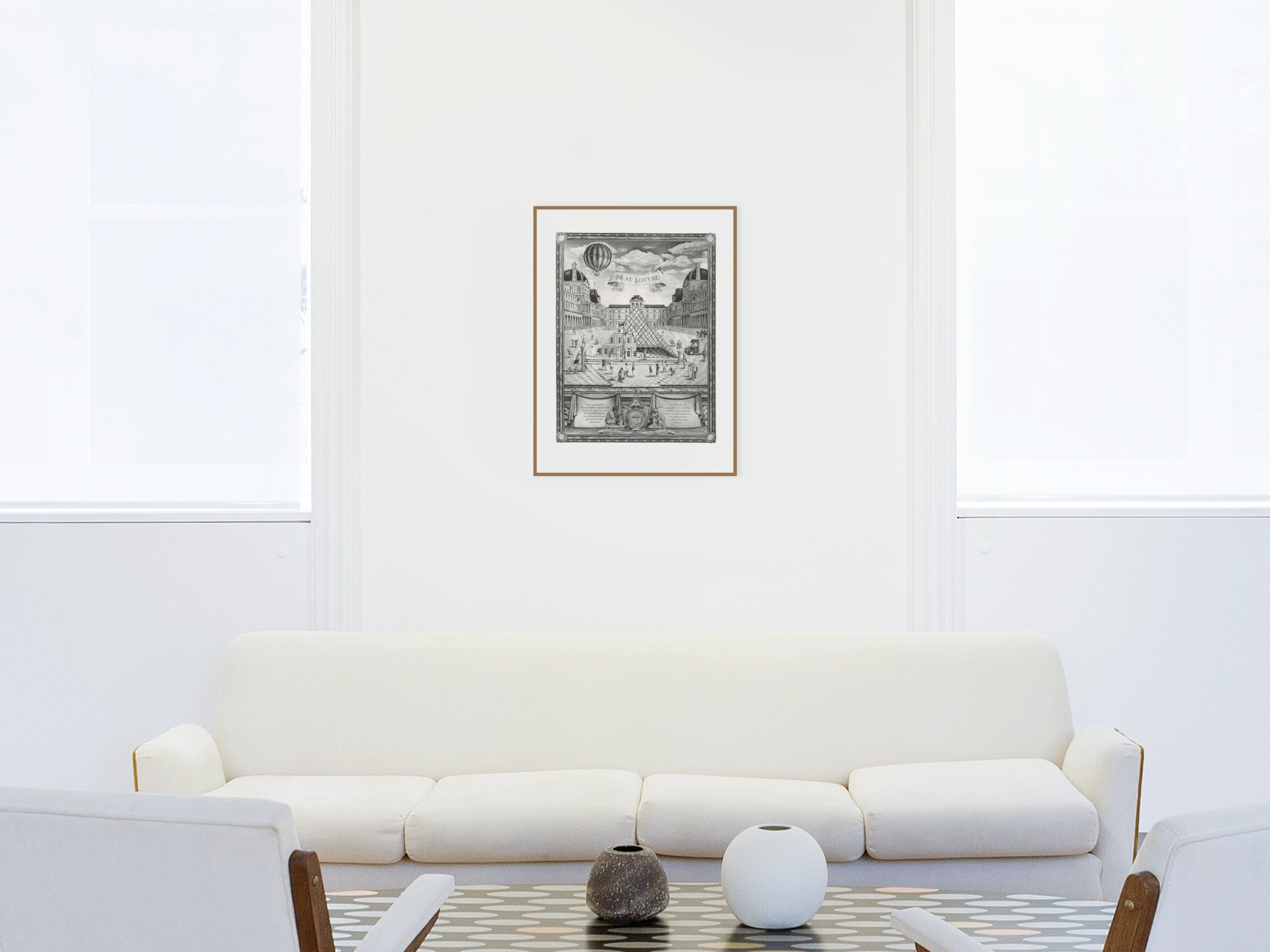 JR - JR au Louvre, 2016 (gravure / chalcographie)