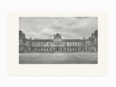 JR - Le Louvre revu par JR, (photo héliogravure noir et blanc)